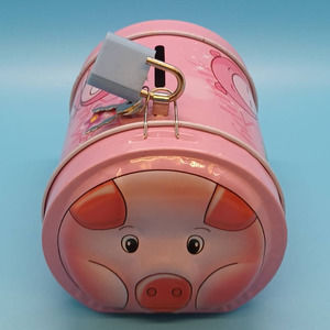 Piggy Bank with Lock & Key Set NEW by Bininiu of Japan
